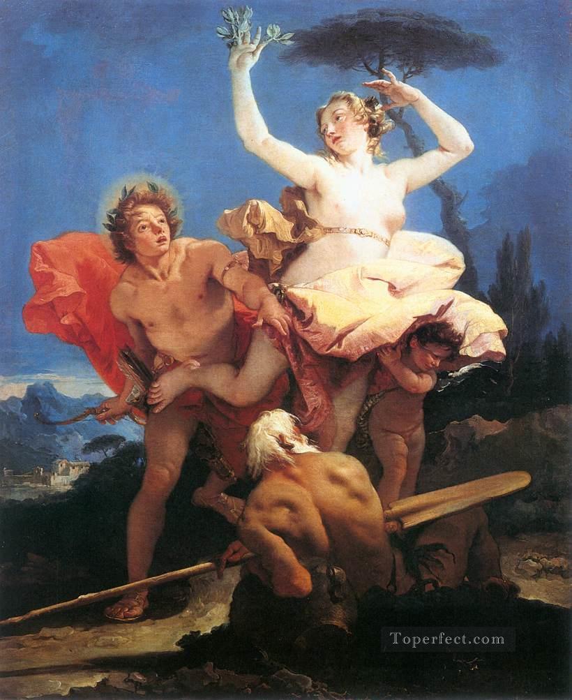 Apolo y Dafne Giovanni Battista Tiepolo Pintura al óleo